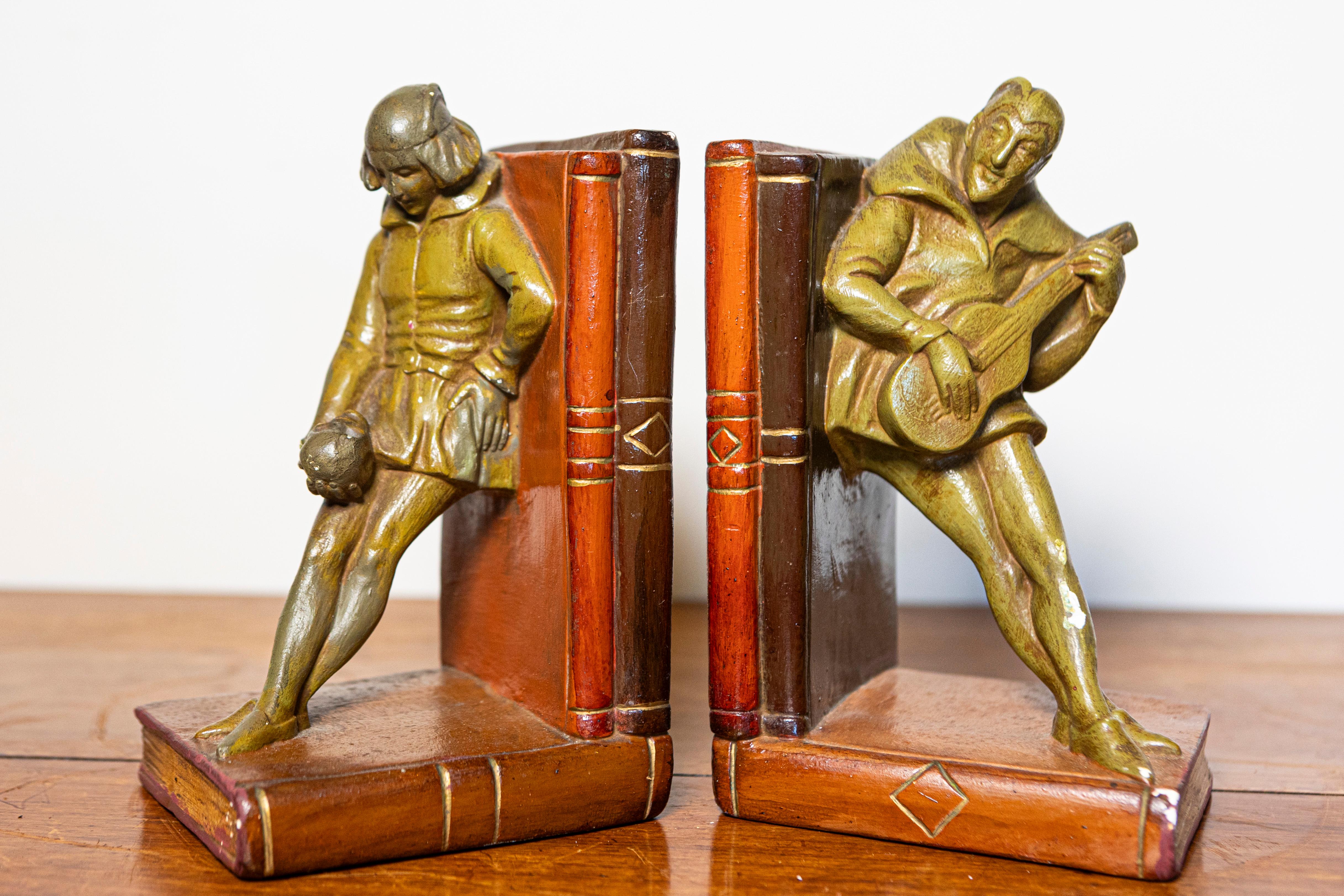 Pair of 20th Century French Bookends In Good Condition For Sale In Atlanta, GA