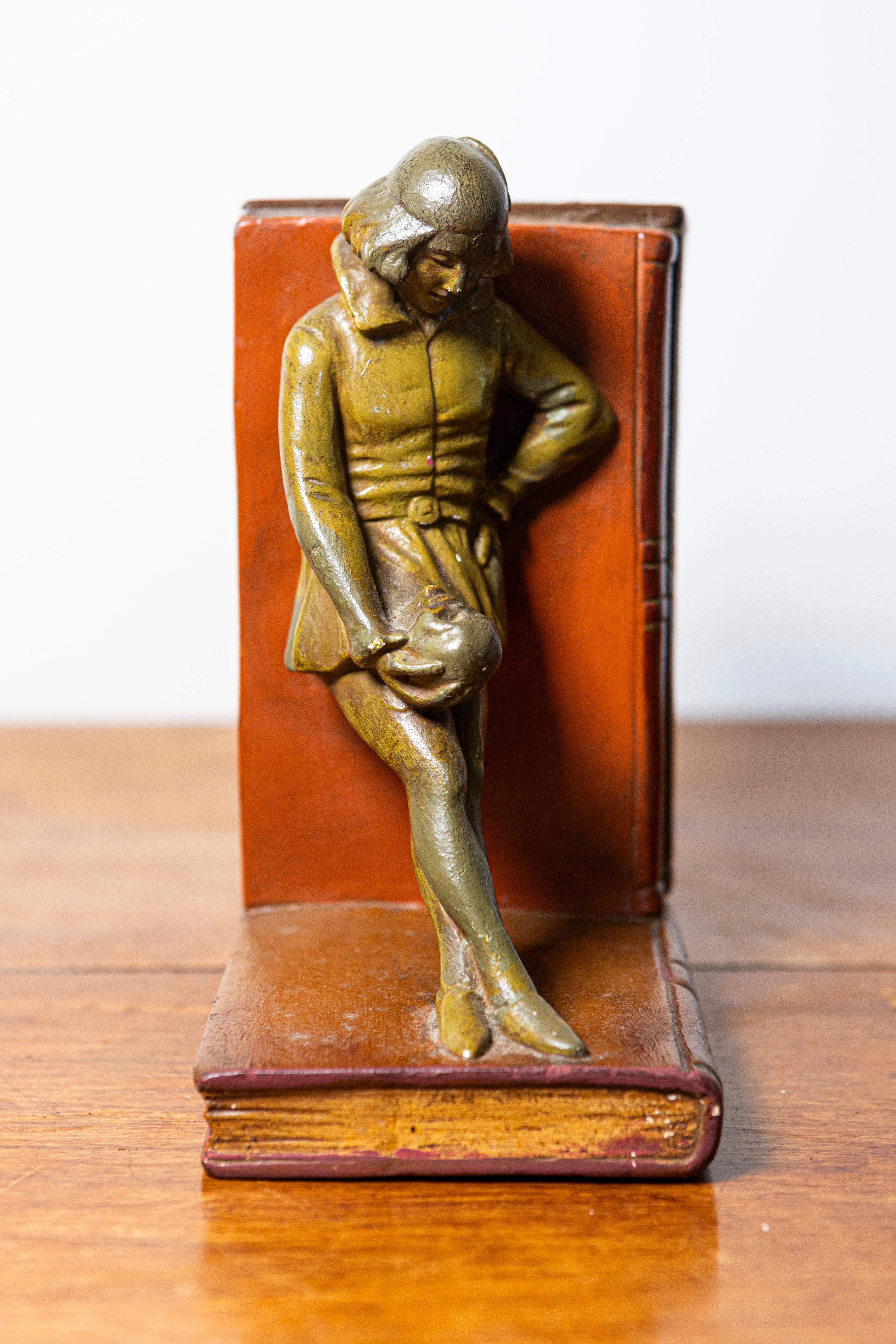 Pair of 20th Century French Bookends For Sale 3