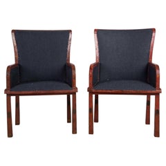 Paire de chaises Chinoiserie françaises du 20ème siècle
