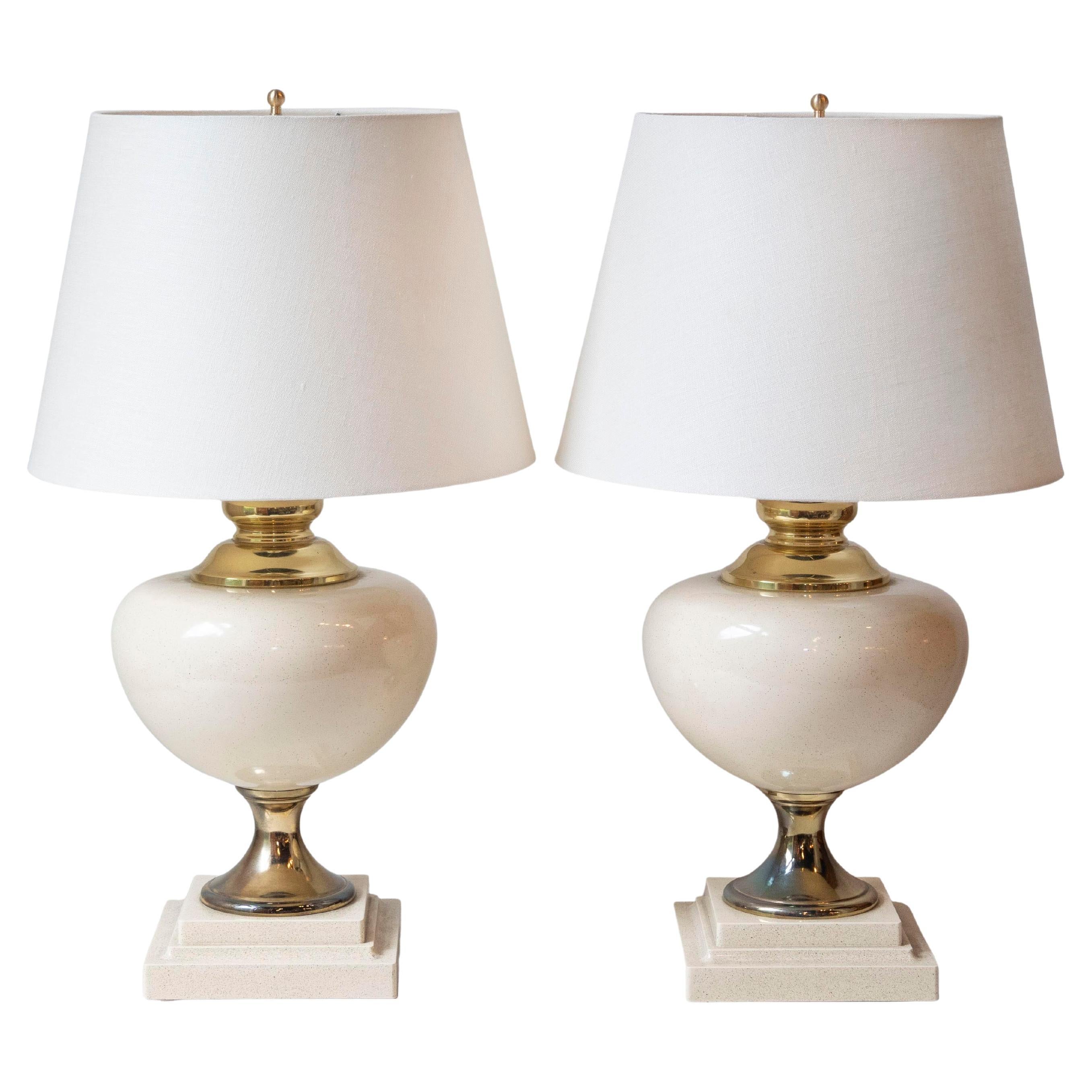 Pair of 20th Century French Lamps