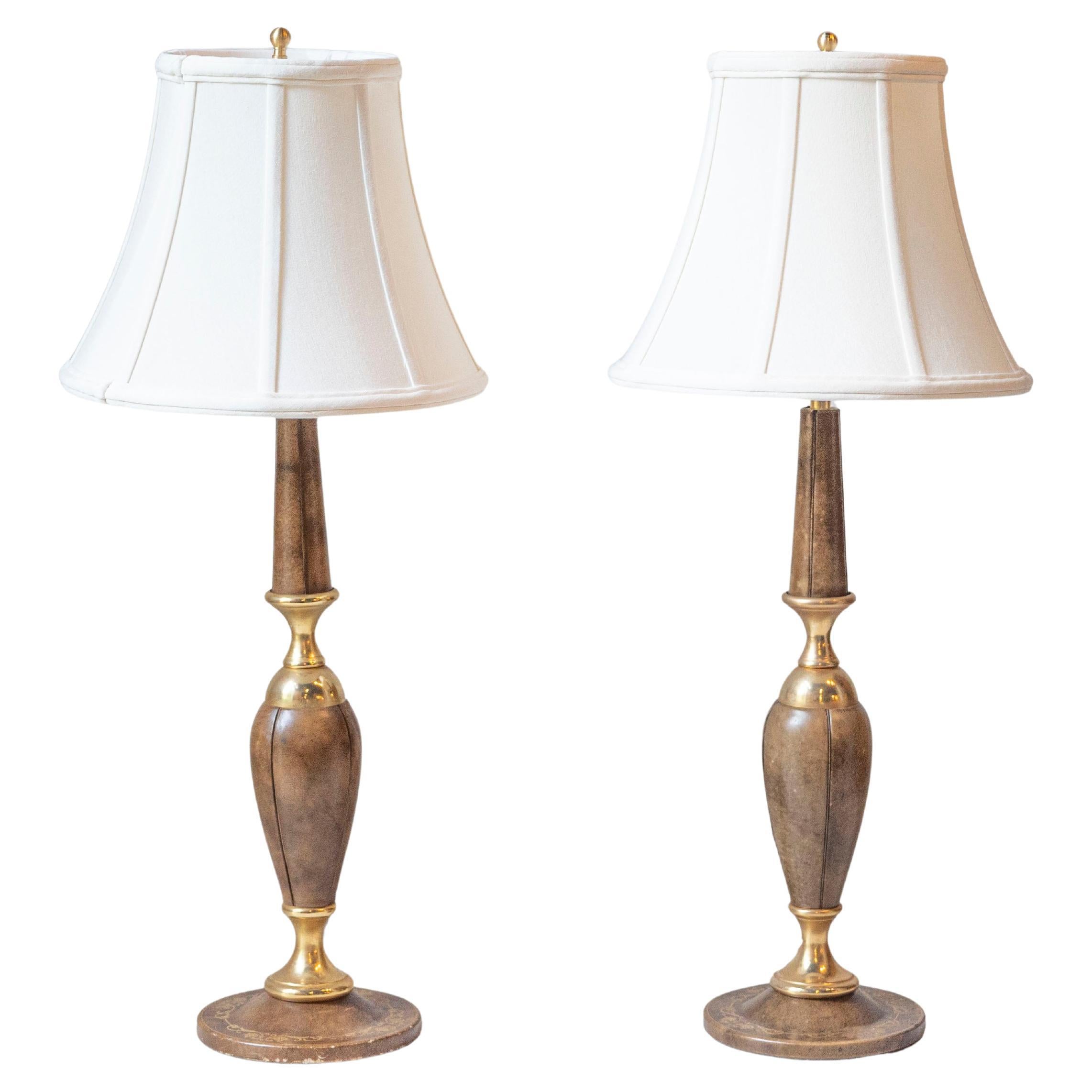 Paire de lampes françaises du 20ème siècle