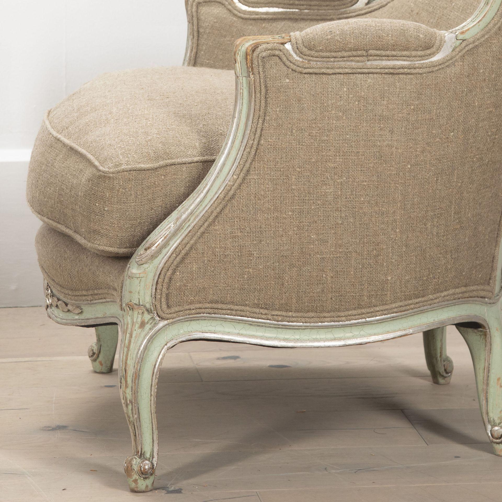 Paire de chaises françaises du 20e siècle de style Louis XV en vente 1
