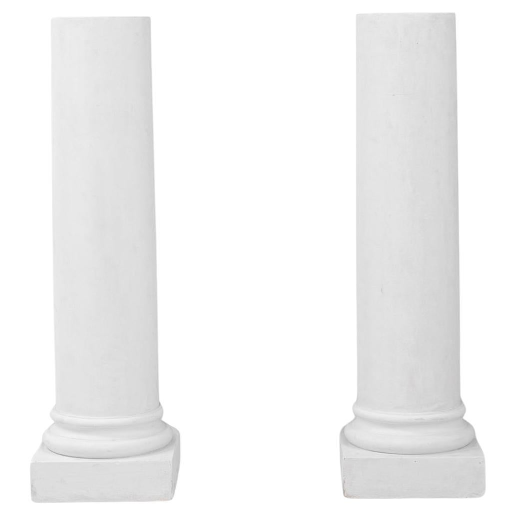 Pair Of 20th Century French Plaster Columns