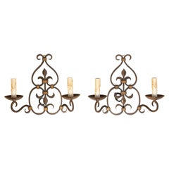 Pair of 20th Century French Sconces