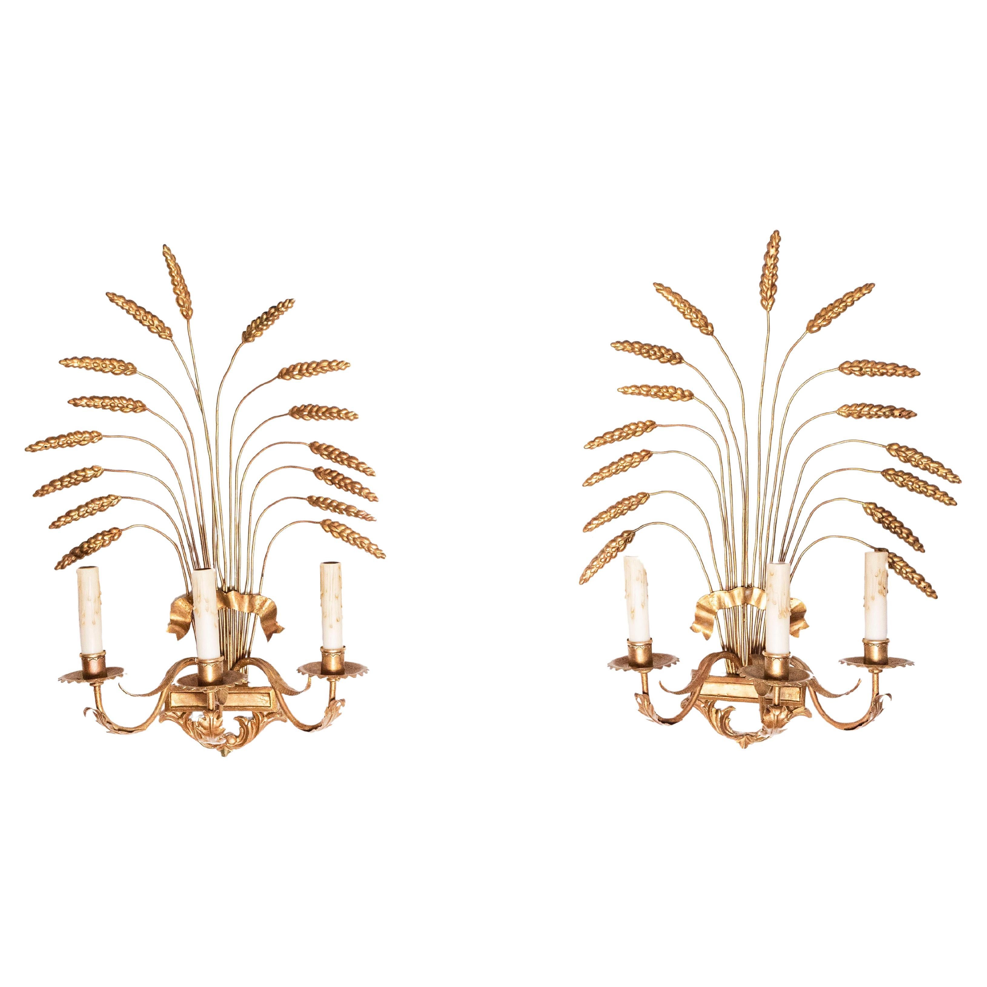 Paire d'appliques françaises du 20e siècle - Inspirées par Coco Chanel