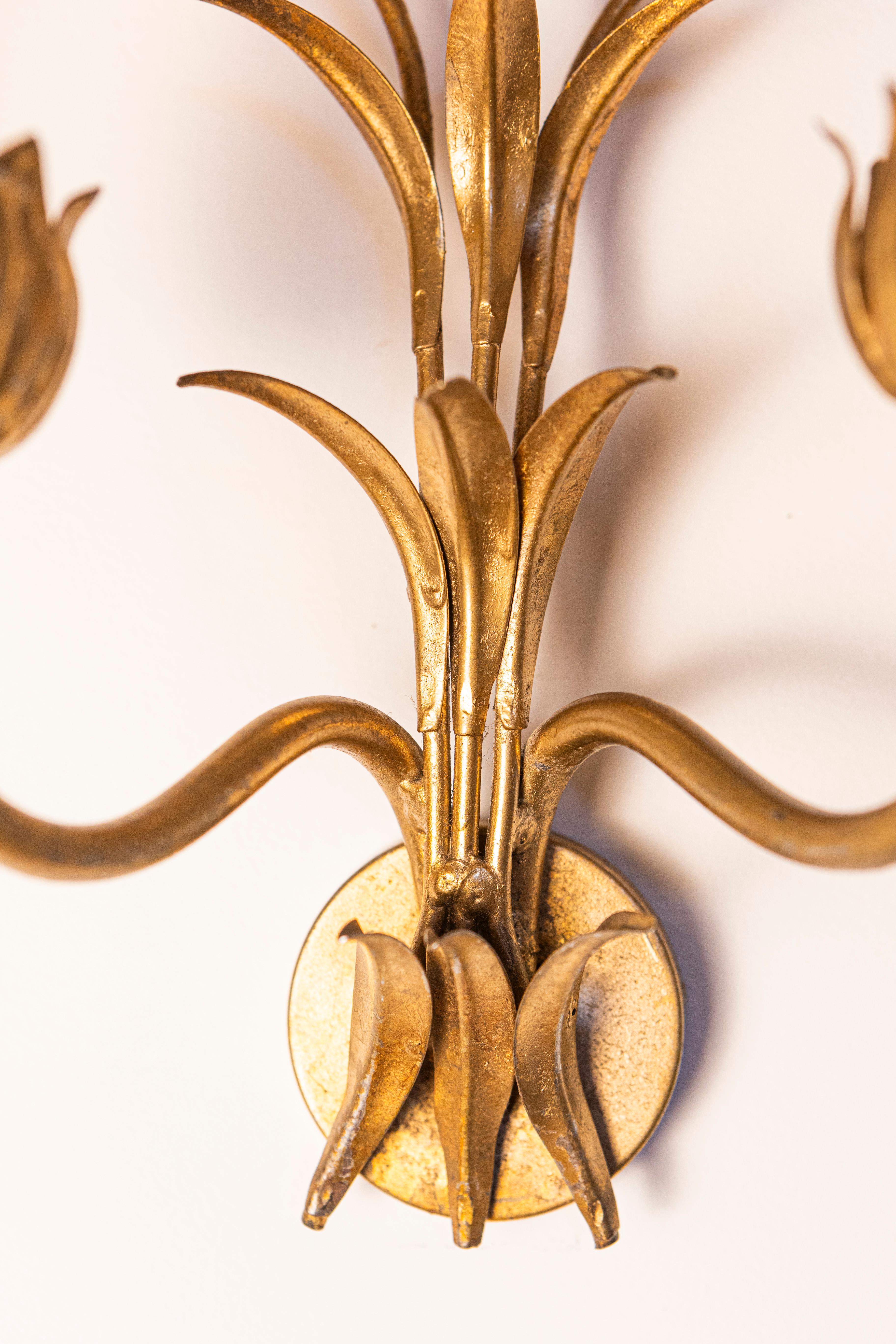 20ième siècle Paire d'appliques françaises du 20e siècle - Inspirées de la Maison Jansen en vente