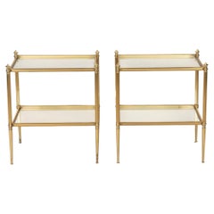 Paire de tables d'appoint françaises du 20e siècle