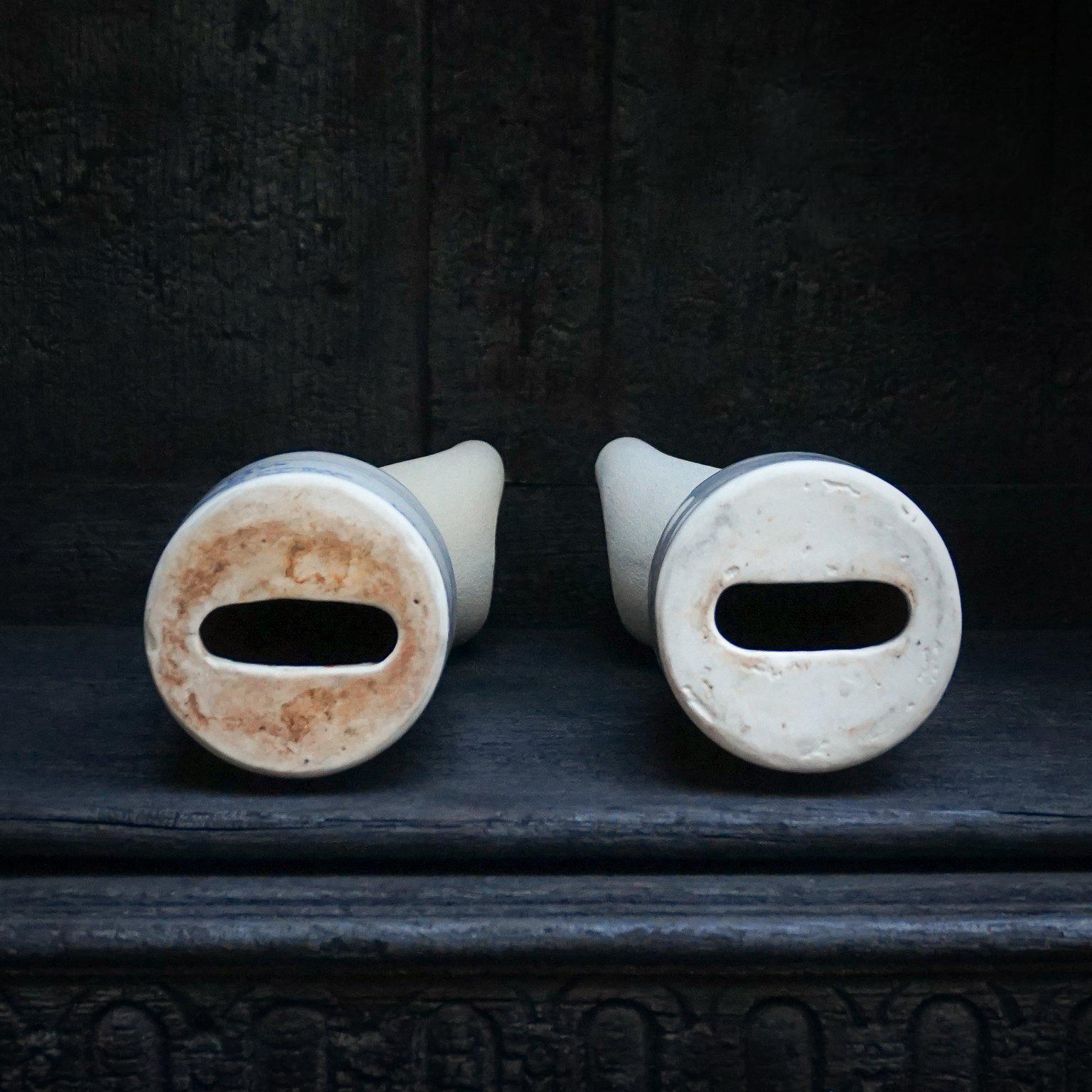 Porcellana Coppia di stampi per guanti industriali General Porcelain Trenton NJ, USA del XX secolo in vendita