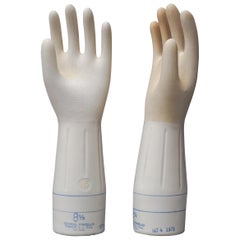 Retro Pair of 20th Century General Porcelain Trenton NJ, USA Industrial Glove Moulds