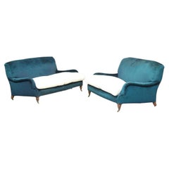 Pair of 20th Century Howard and Sons Style Sofas