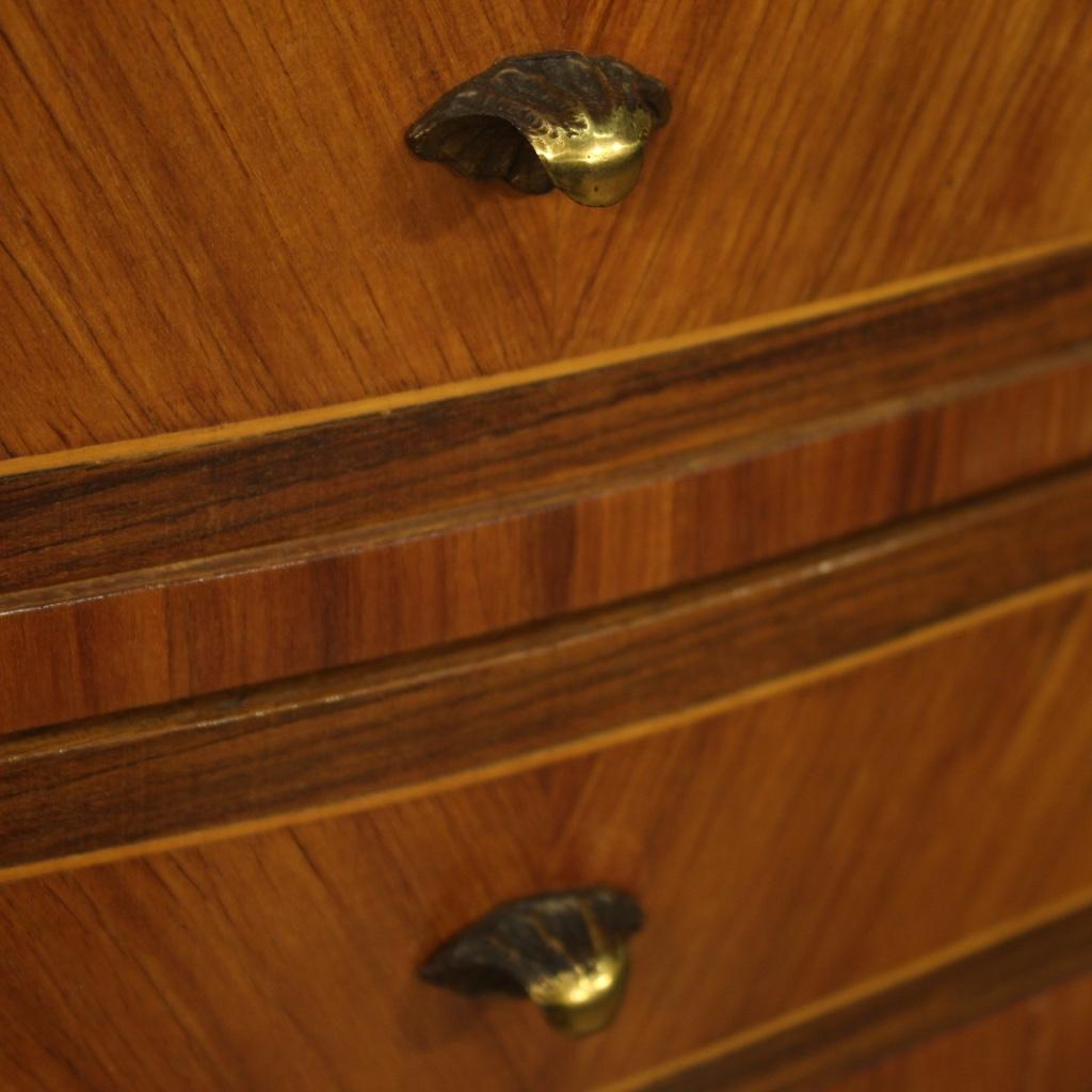 Pair of 20th Century Inlaid Wood French Bedside Tables, 1960 8