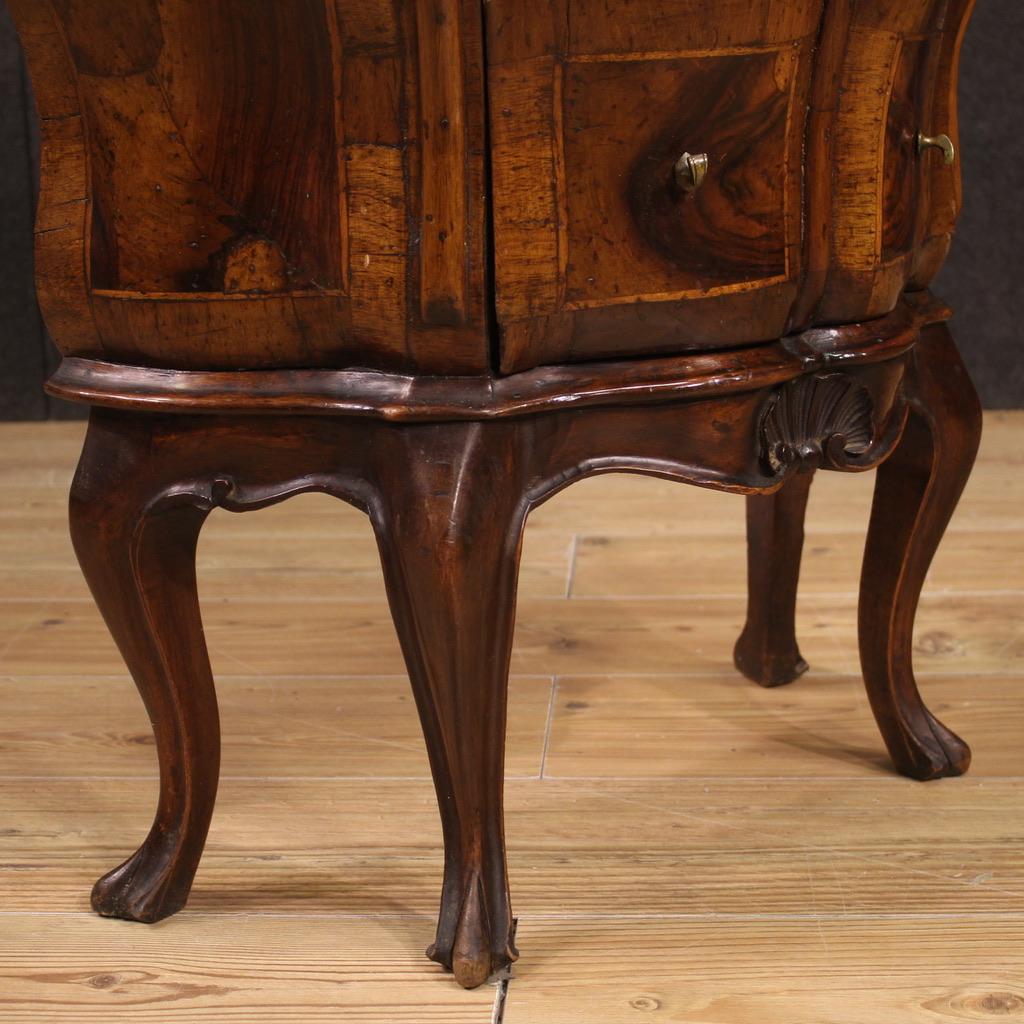 Pair of 20th Century Inlaid Wood Venetian Night Stands, 1940 6