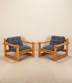 Pareja de sillones italianos del siglo XX