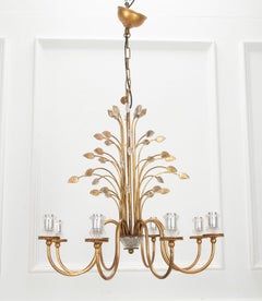 Pair of 20th Century Italian Bagues Style Chandeliers