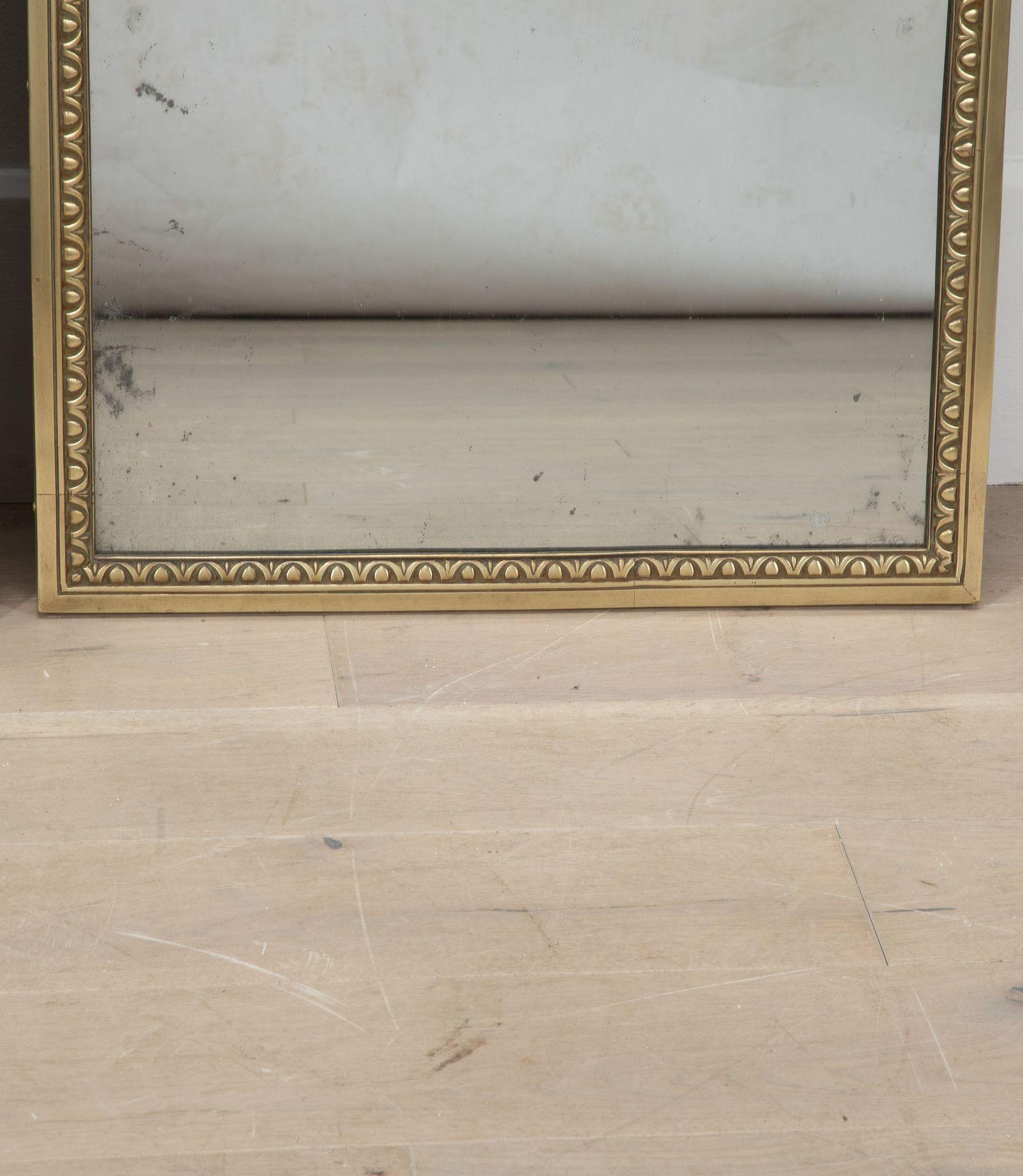 Pair of 20th Century Italian Brass Mirrors In Good Condition In Gloucestershire, GB