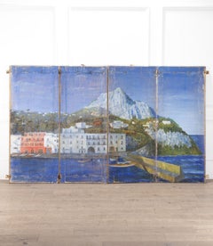 Pair of 20th Century Italian Painted Shutters