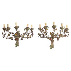 Pair of 20th Century Italian Sconces Circa 1900