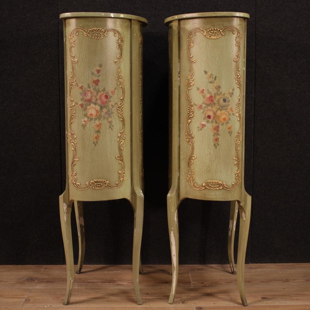 Pair of 20th Century Lacquered and Painted Italian Cabinets, 1960 6