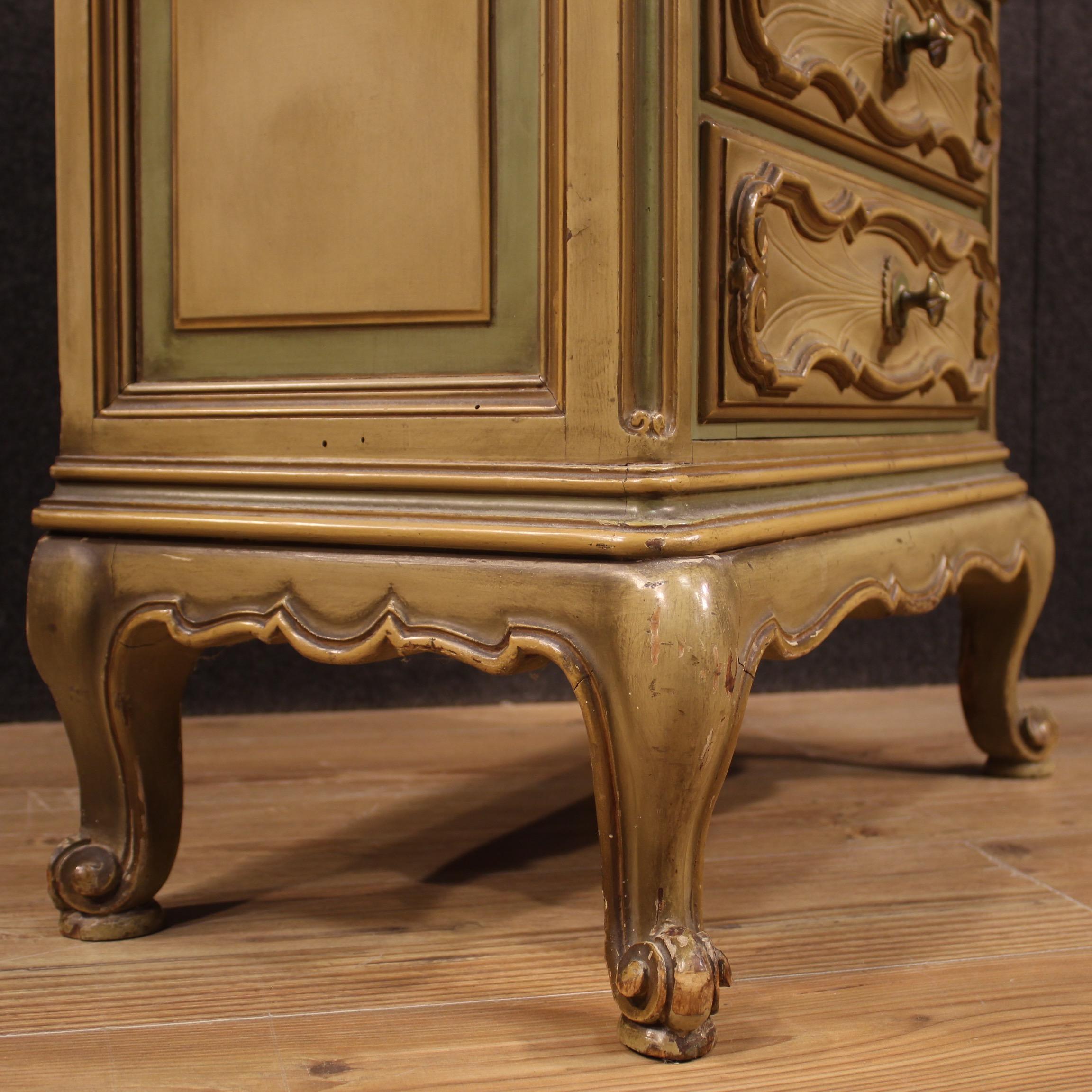 Pair of 20th Century Lacquered Wood Italian Nightstands, 1960 1