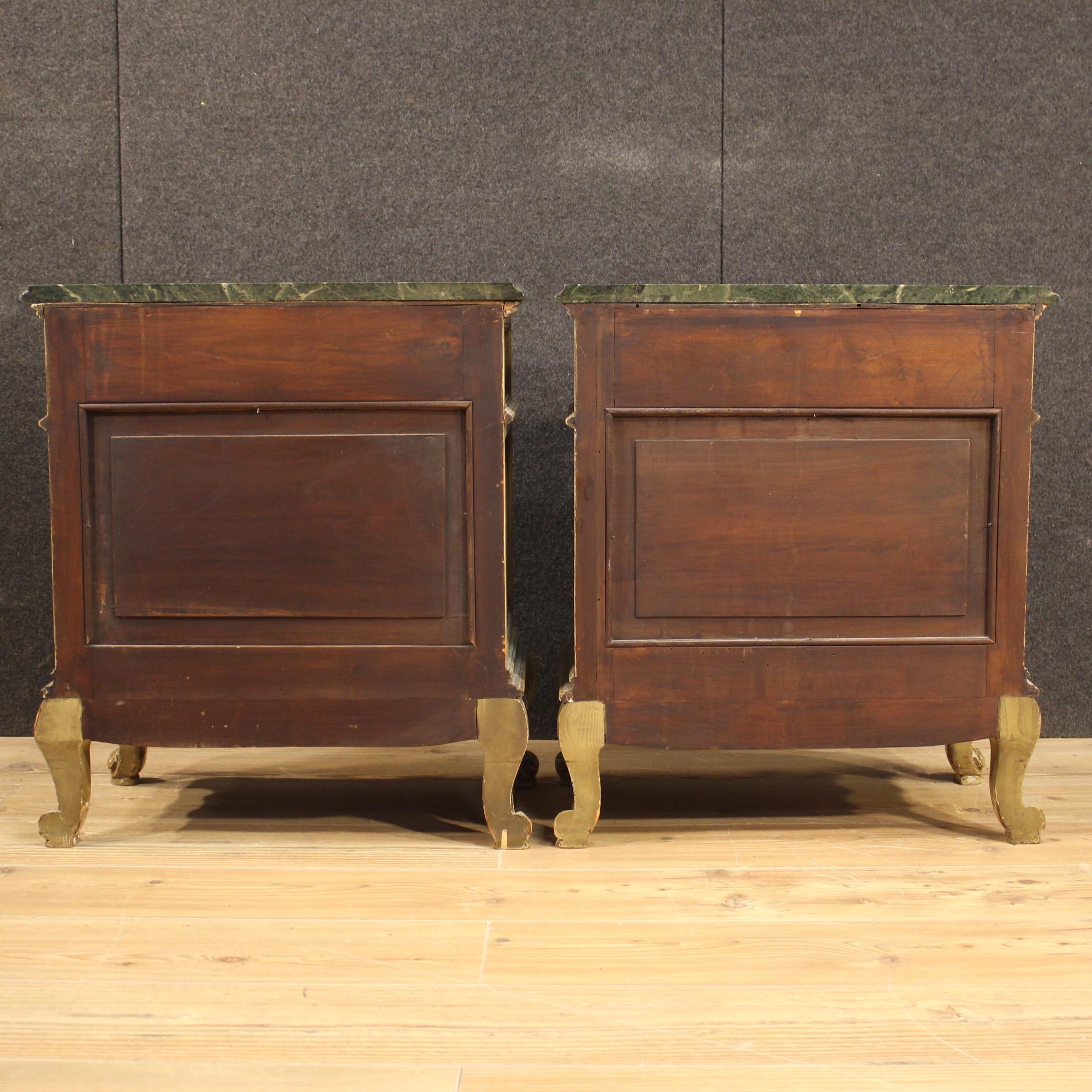 Pair of 20th Century Lacquered Wood Italian Nightstands, 1960 5