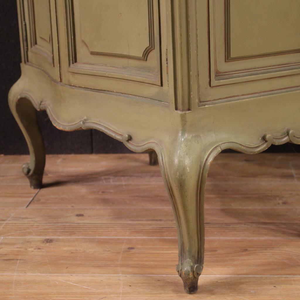 Pair of 20th Century Lacquered Wood Italian Sideboards with Mirrors, 1950s For Sale 4