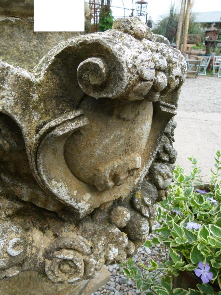 Pair of 20th Century Louis XV Style French Stone Vases 3