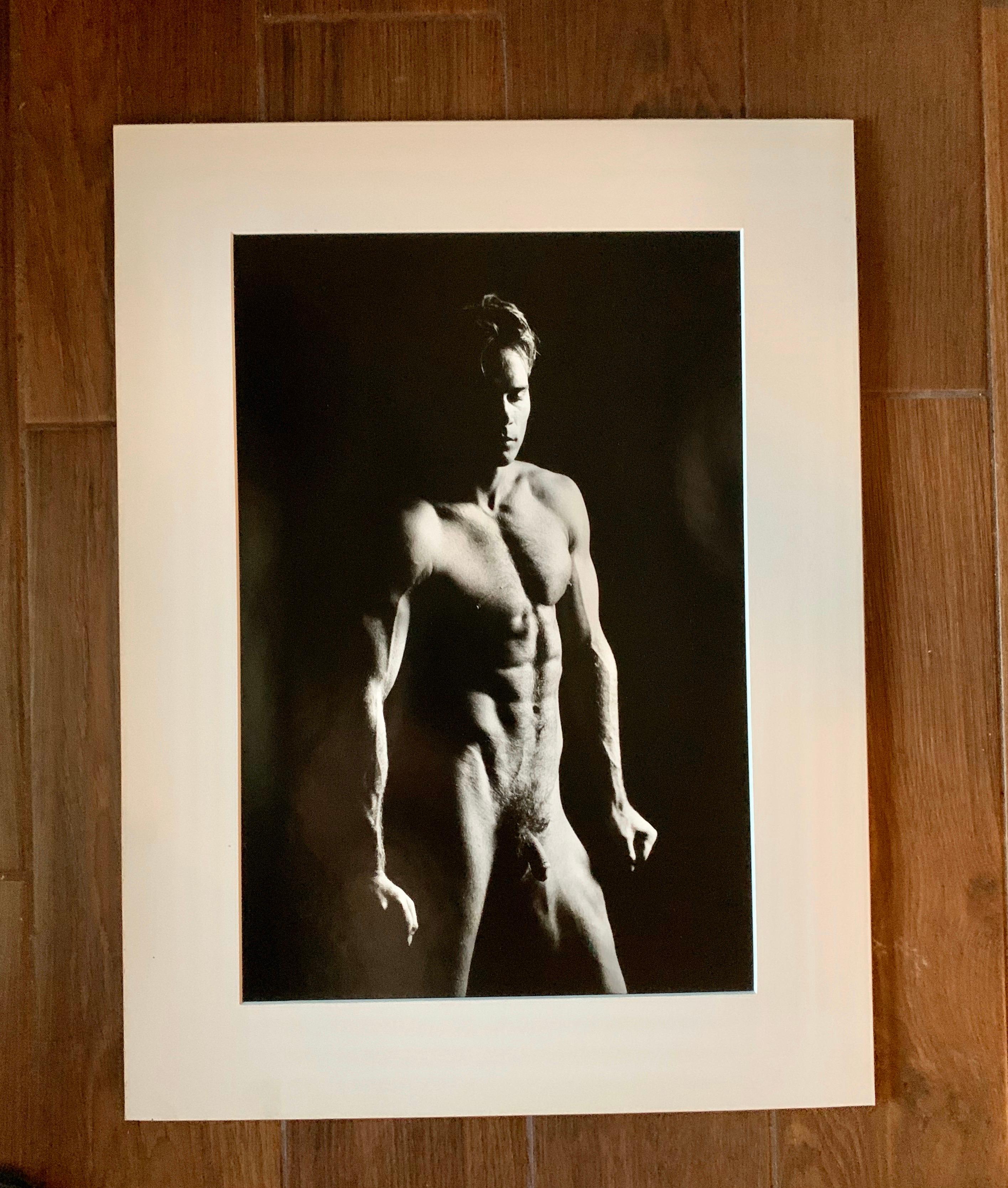 Other Pair of 20th Century Male Nude B&W Original Photographs of Male Fashion Model 