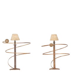 Paire de lampes orbitales du 20e siècle