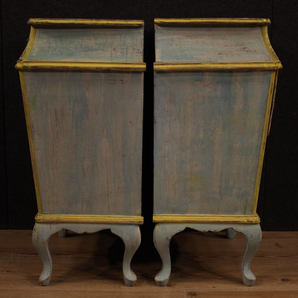 Pair of 20th Century Painted Wood Italian Nightstands, 1960 3