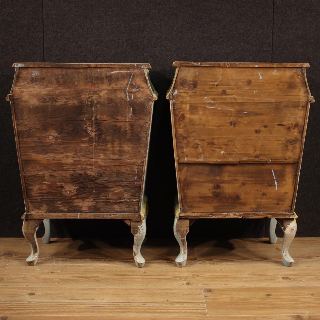 Pair of 20th Century Painted Wood Italian Nightstands, 1960 4