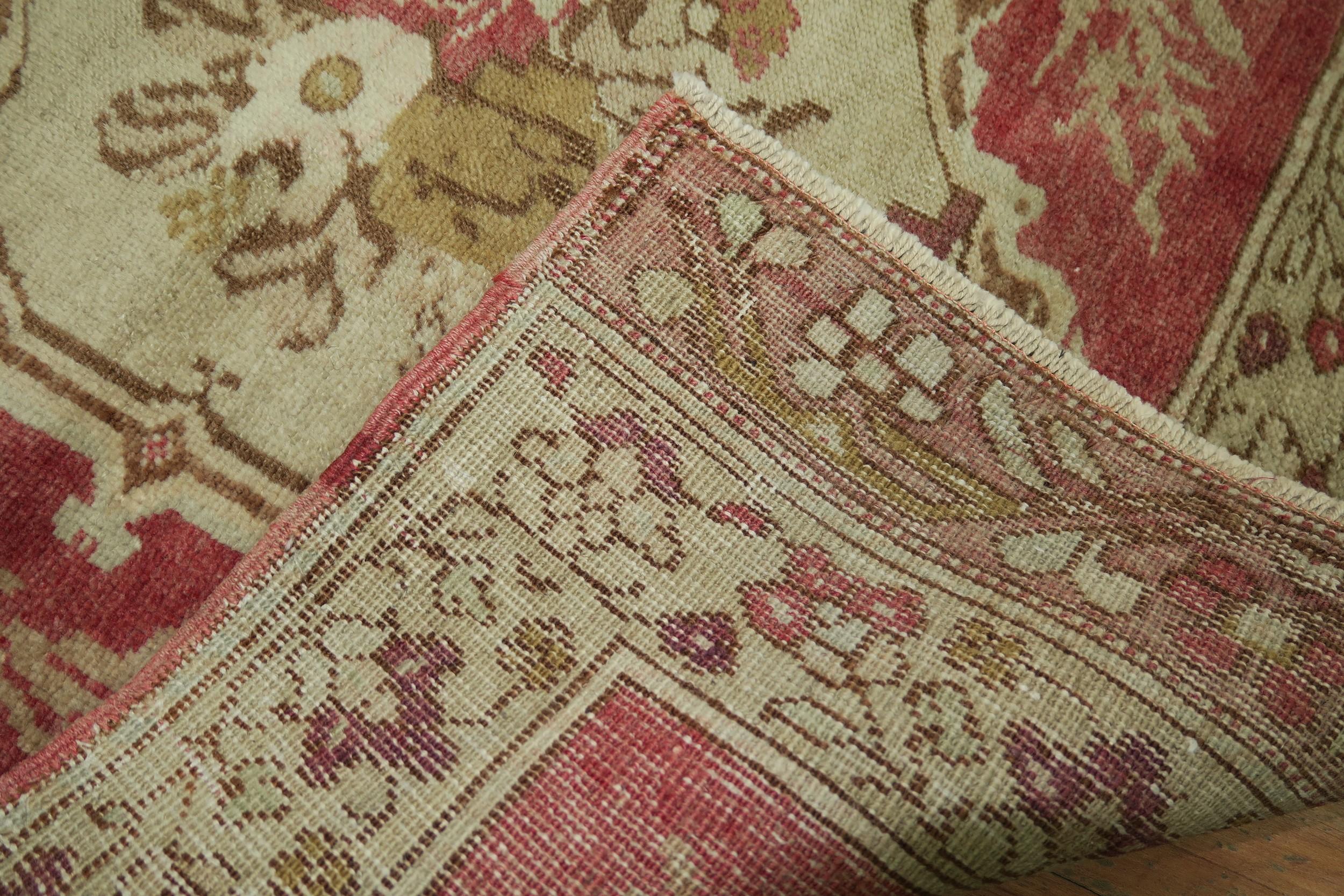 Persian Pair of 20th century Red Rose Turkish Sivas Floral Rugs