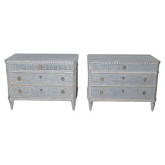 Pair of 20th Century Swedish Chests of Drawers
