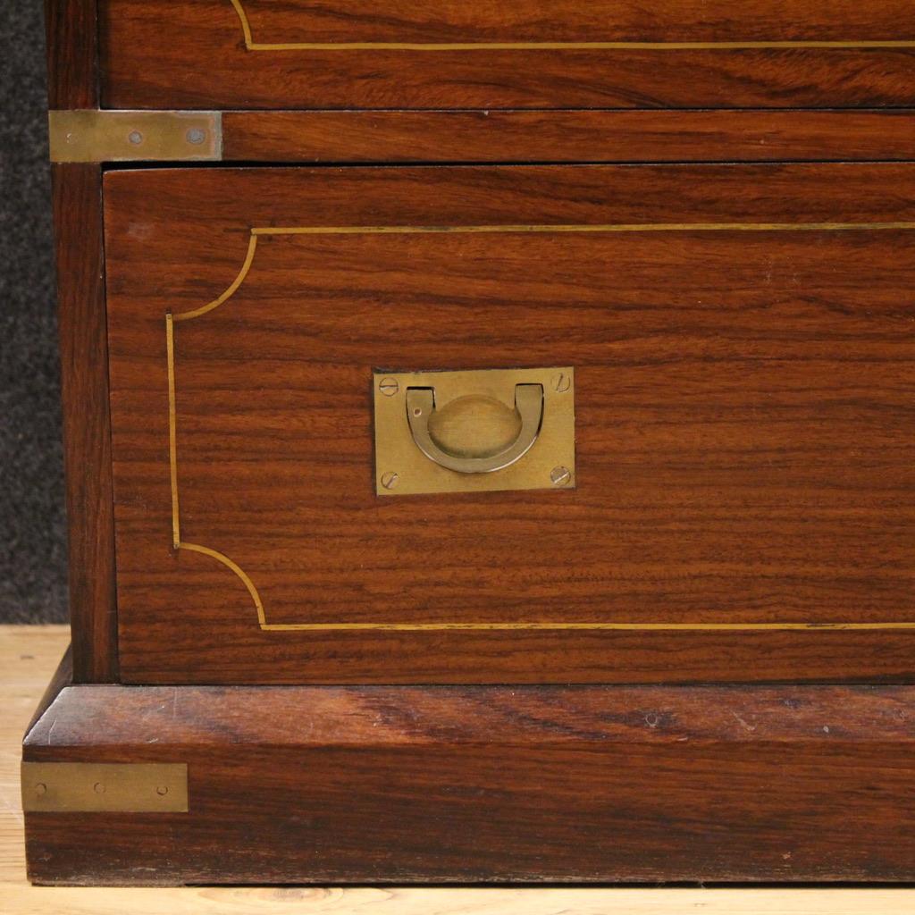 Coppia di cassettiere in legno del XX secolo in stile navale inglese, 1960 in vendita 6