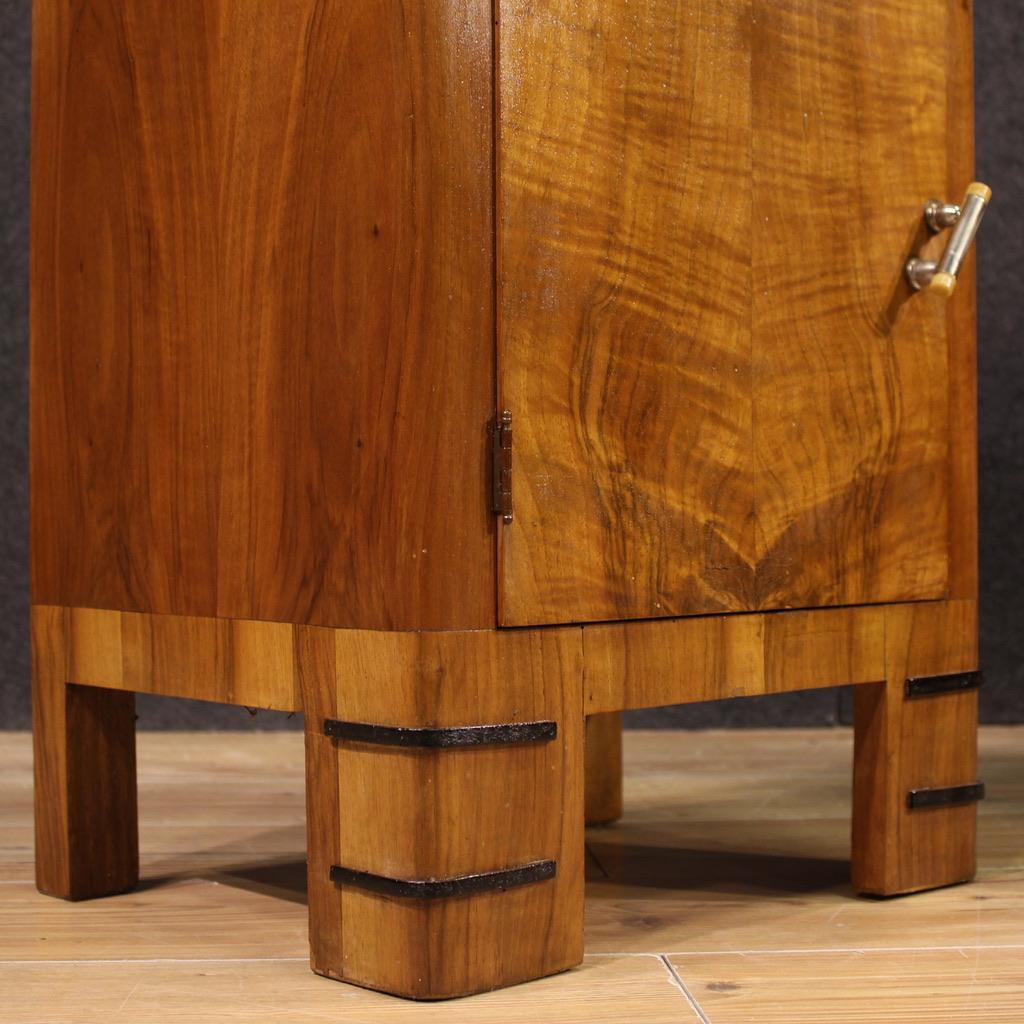 Pair of 20th Century Wood Italian Art Deco Style Night Stands, 1940 1