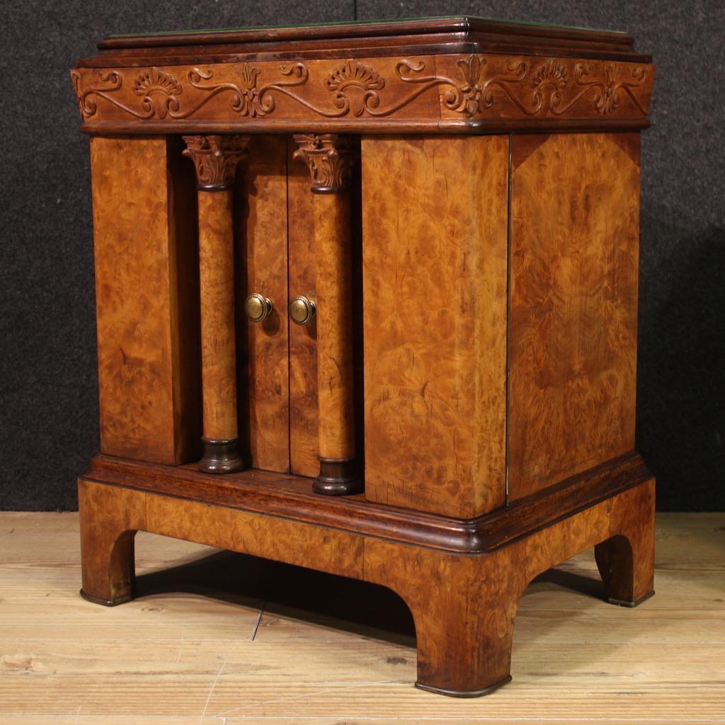 Pair of 20th Century Wood Italian Cantù Empire Style Night Stands, 1960s For Sale 5