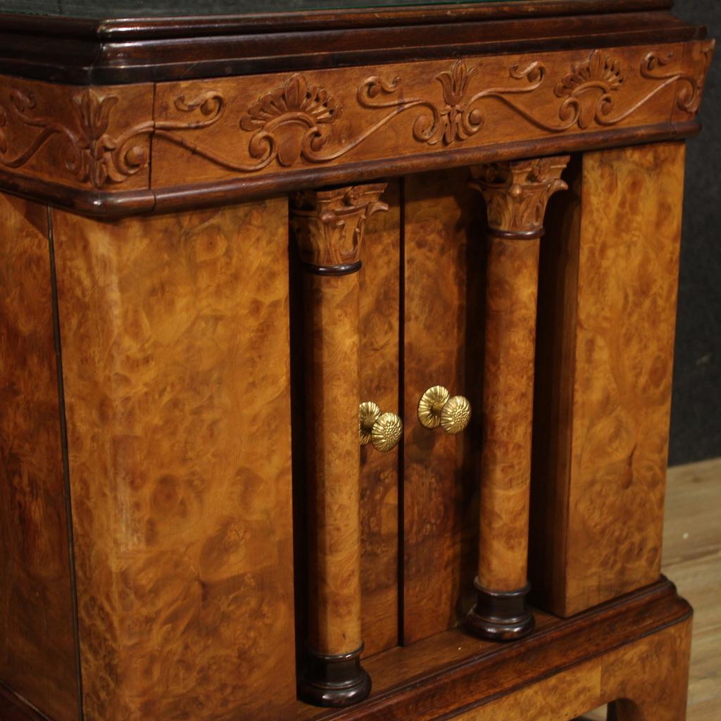 Pair of 20th Century Wood Italian Cantù Empire Style Night Stands, 1960s For Sale 6