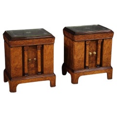 Pair of 20th Century Wood Italian Cantù Empire Style Night Stands, 1960s