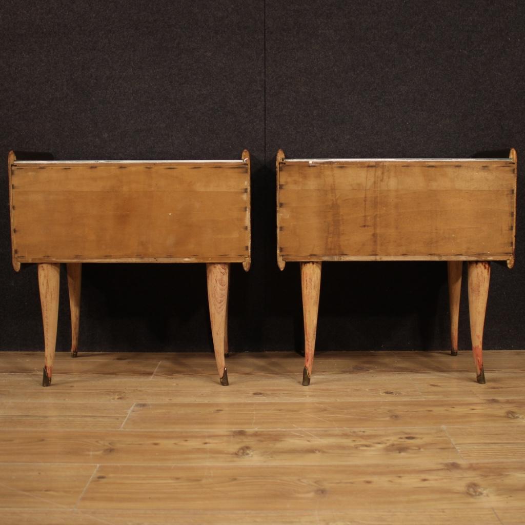 Pair of 20th Century Wood Italian Design Nightstands, 1960 6