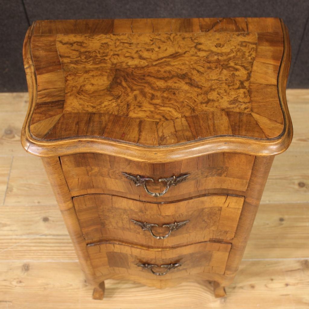 Pair of 20th Century Wood Venetian Bedside Tables, 1950 2