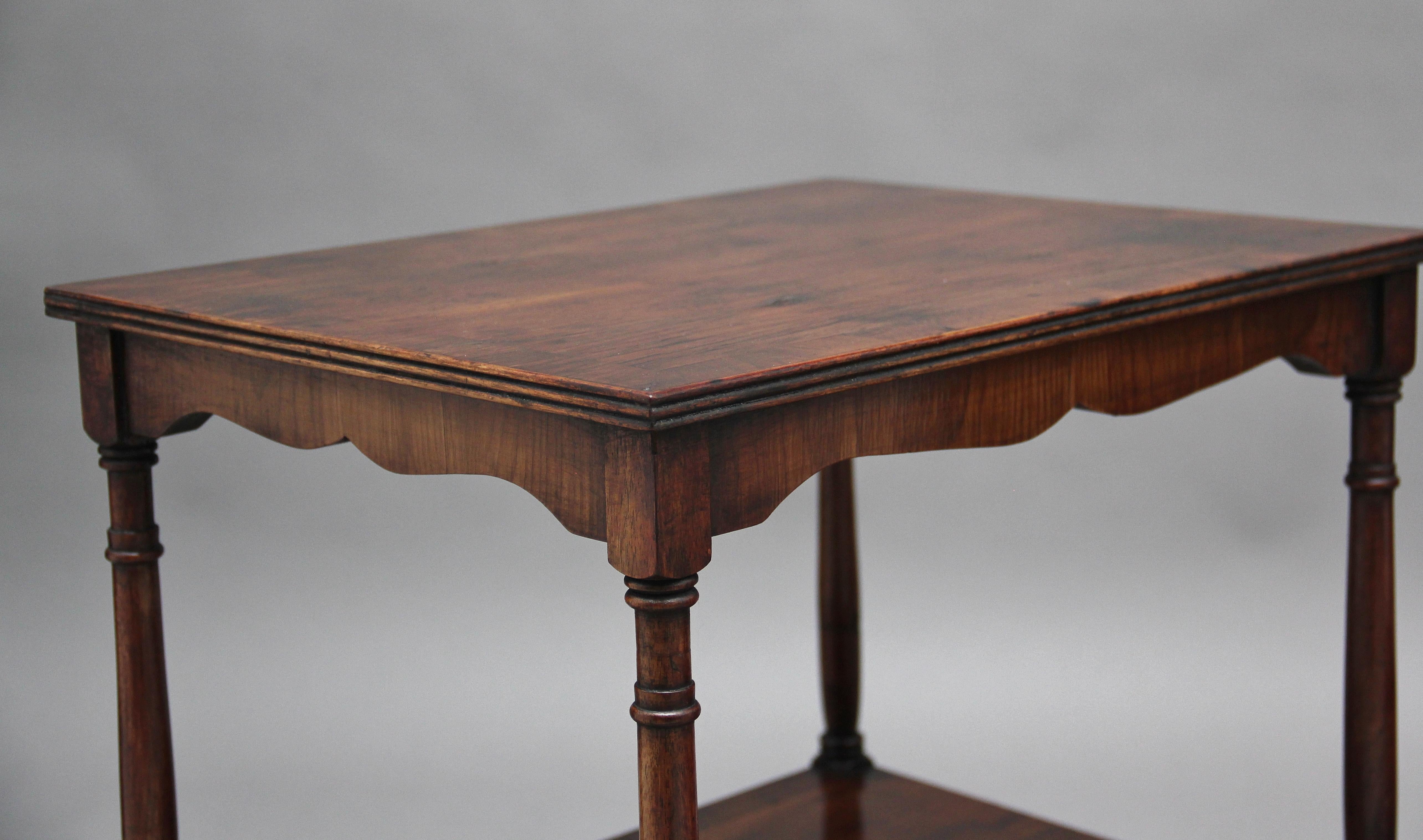 Pair of 20th Century Yew Wood Occasional Tables 3