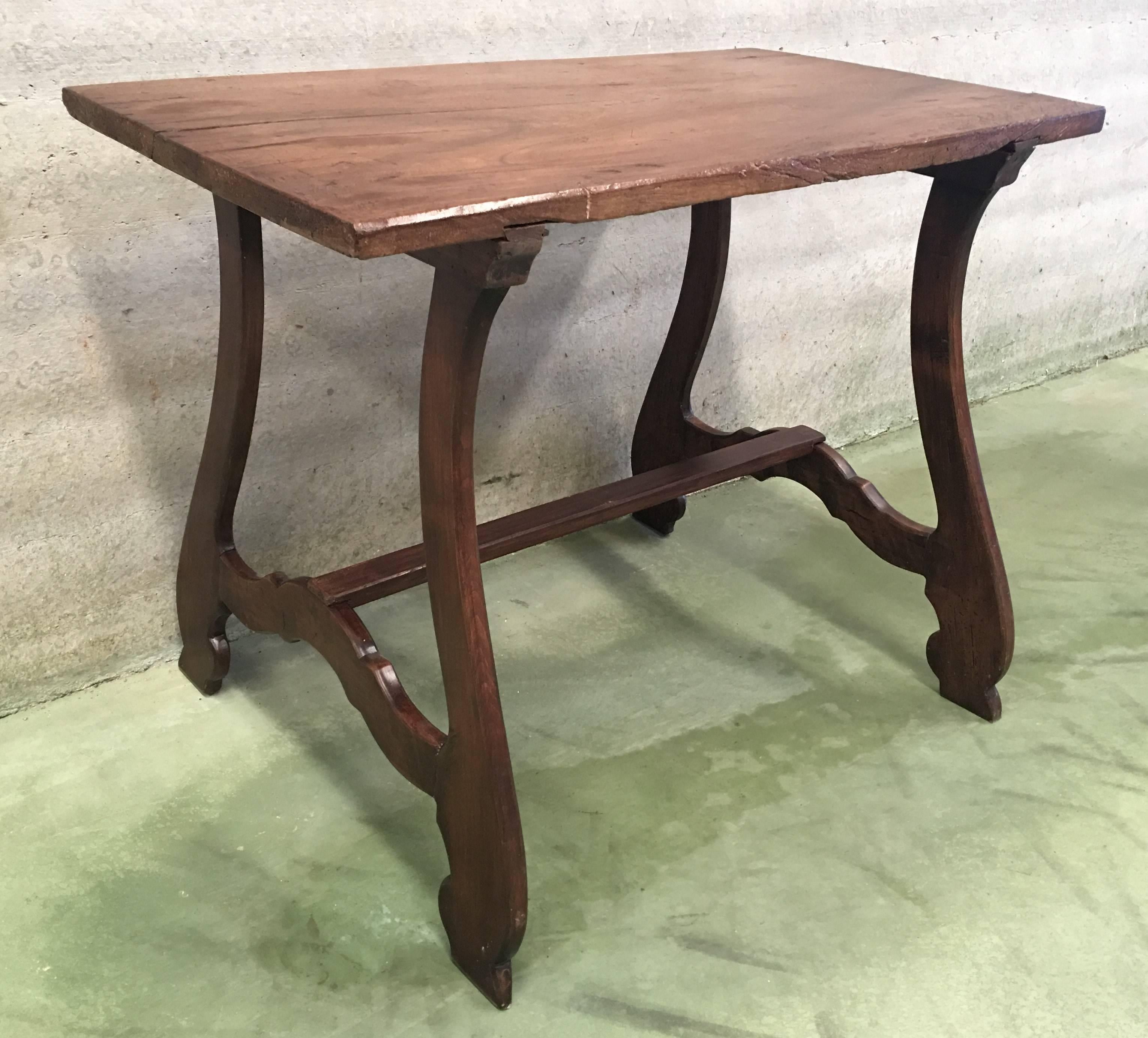 Pair of 20th Spanish Farm Tables or Desk Table, Side Tables 3