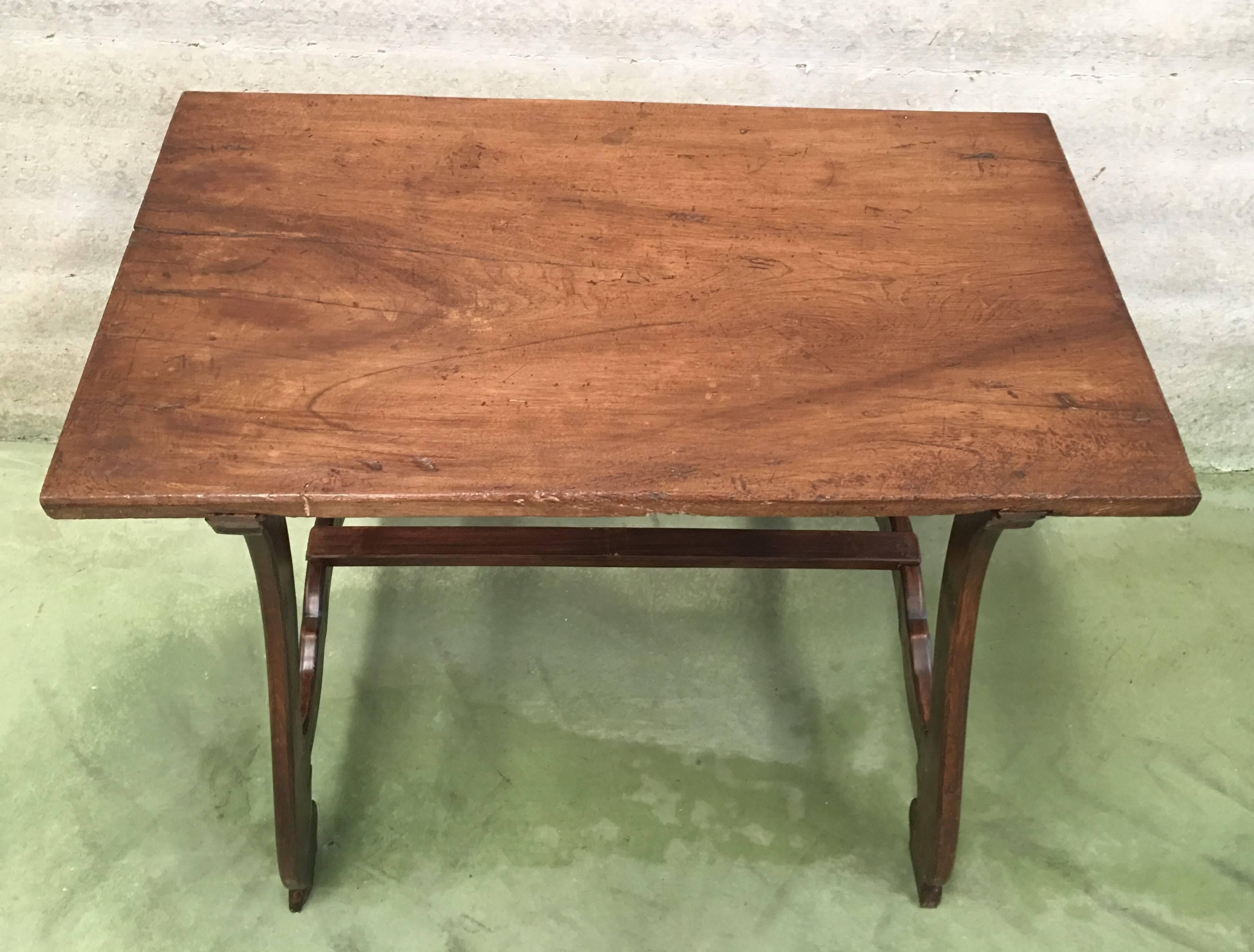 Pair of 20th Spanish Farm Tables or Desk Table, Side Tables 4