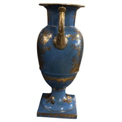 Pair of 20th Century French Chinoiserie Double Handle Vases