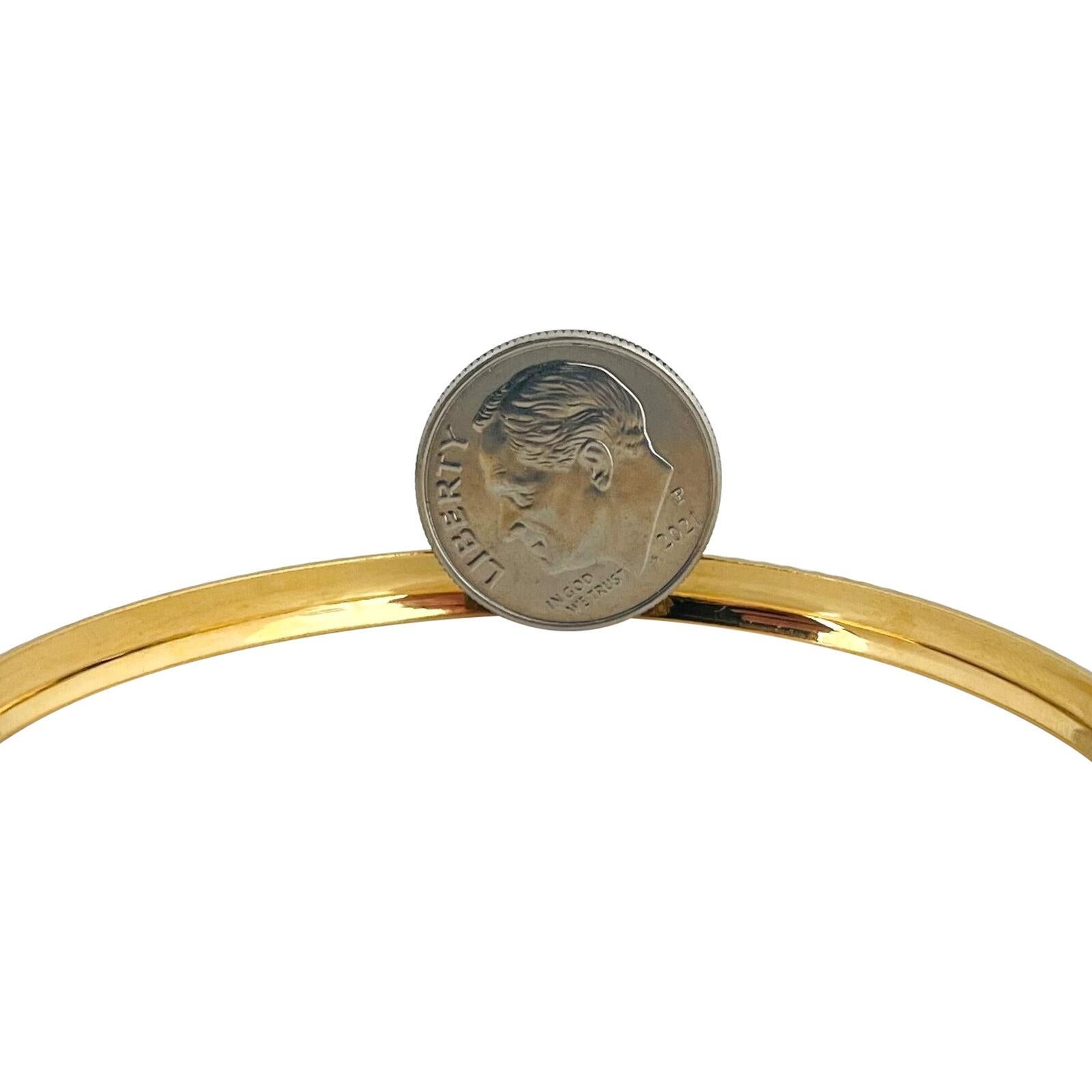 diamond cut gold bangles