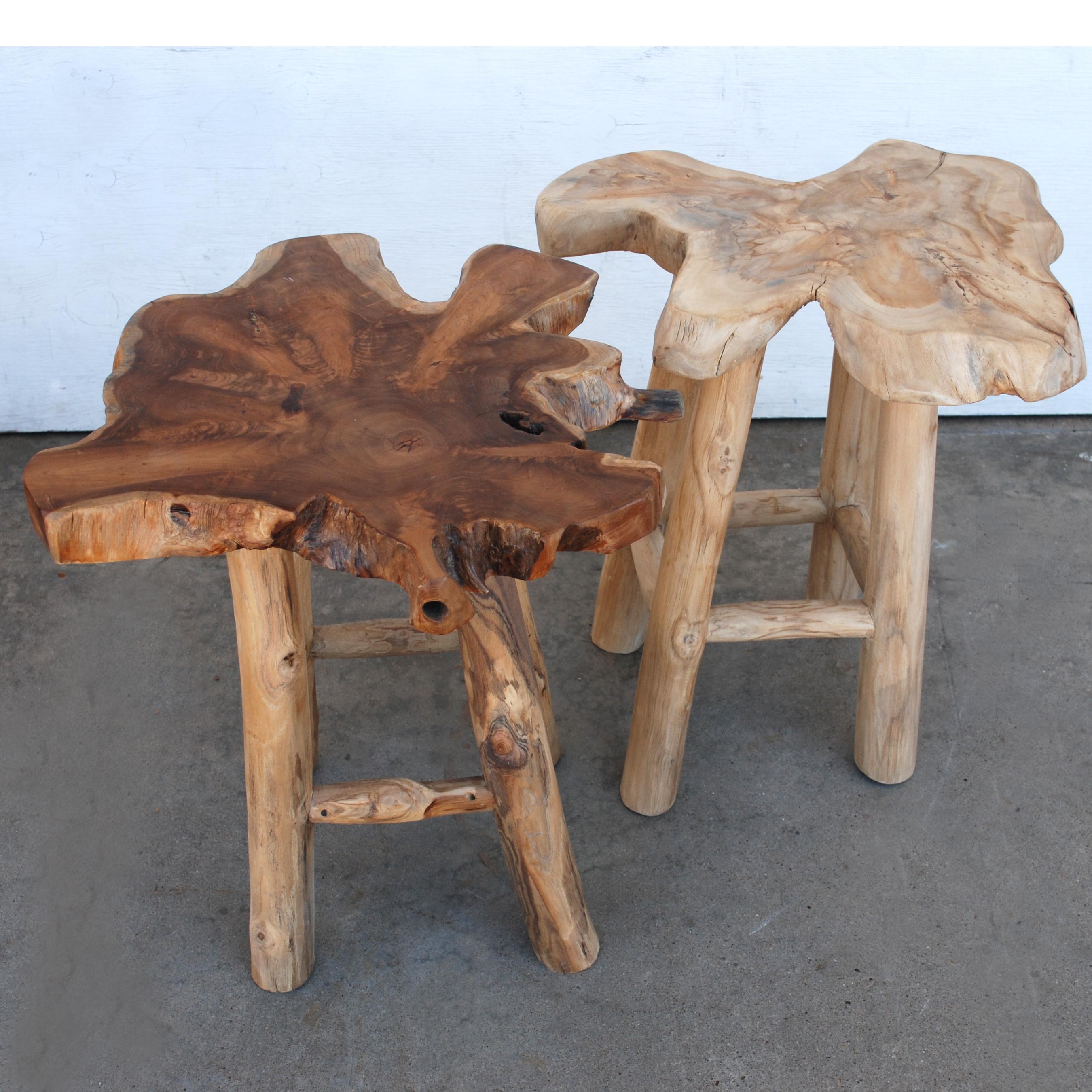 living edge stool