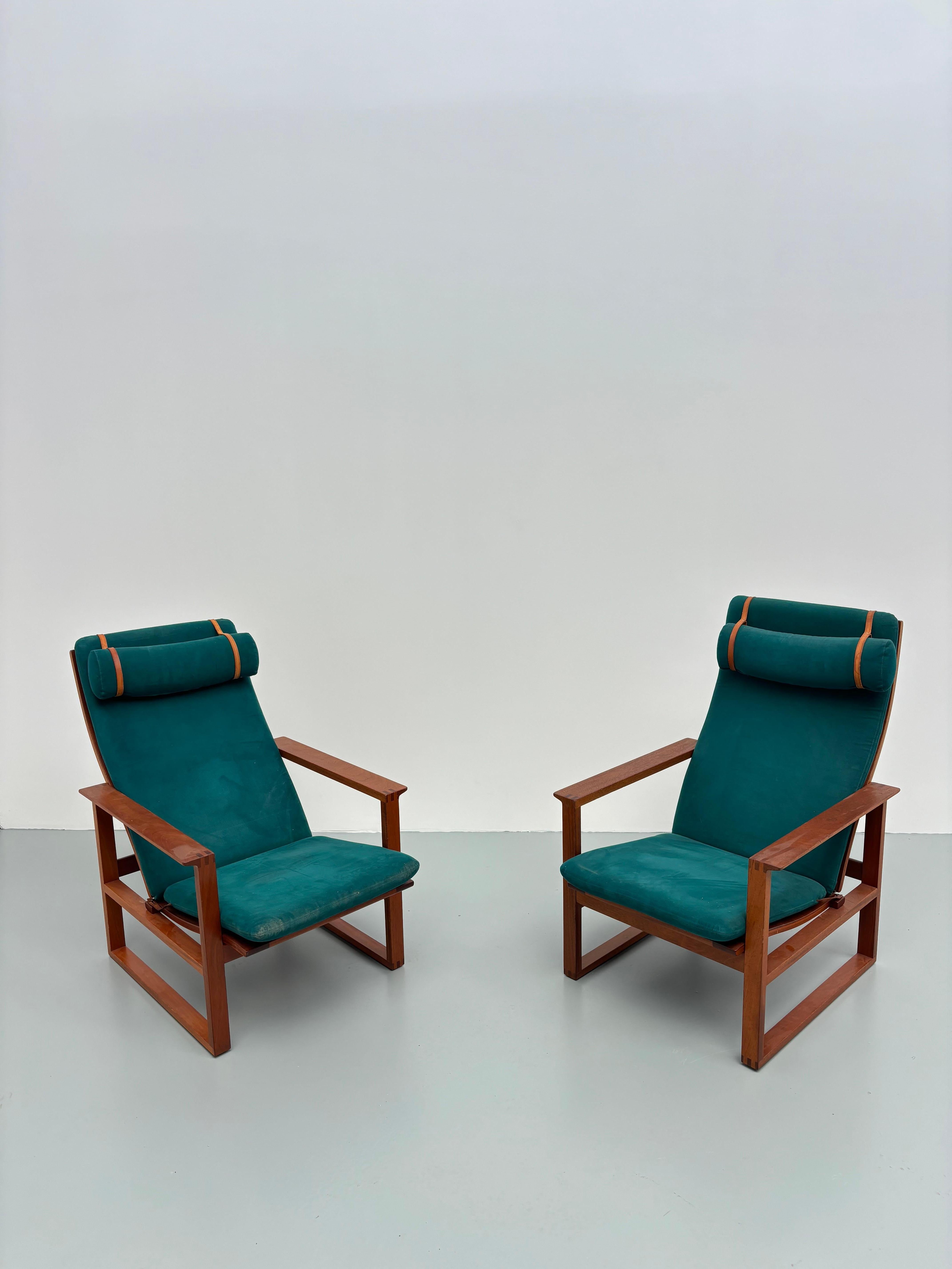 Paire de fauteuils par Børge Mogensen. 