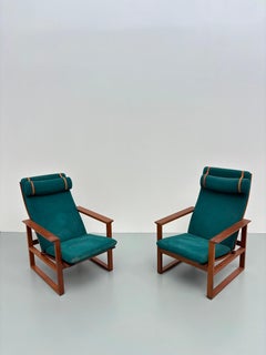 Pair of 2254 armchairs by Børge Mogensen