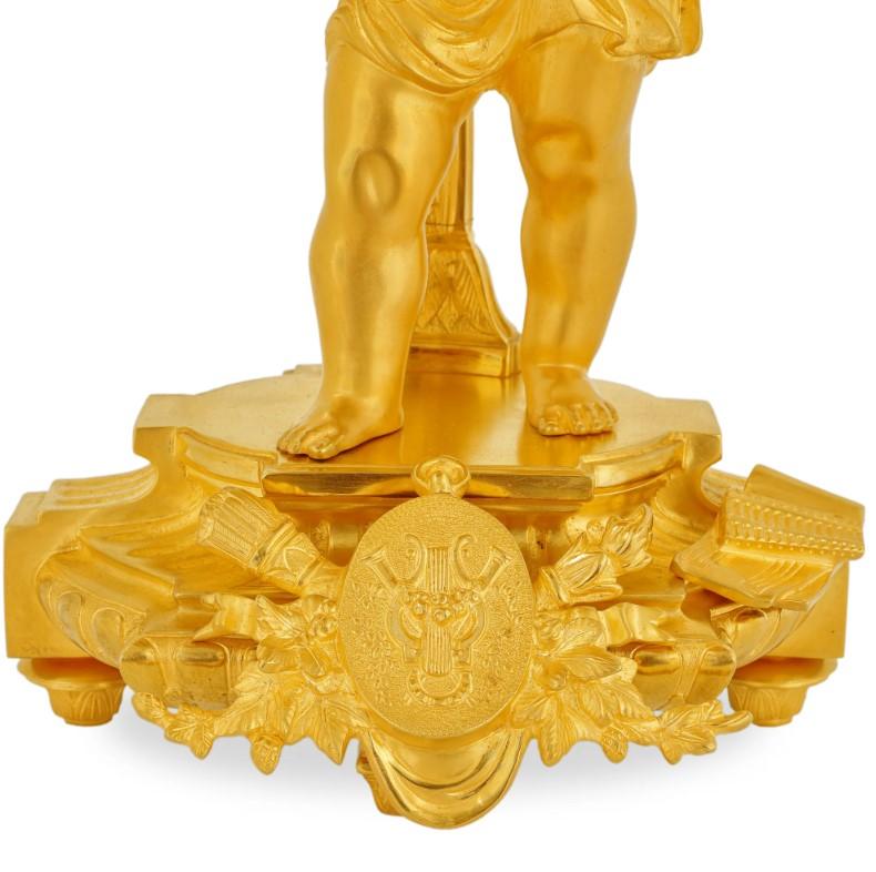 Paar 24-Karat vergoldete Messinglampen aus Messing im Zustand „Gut“ im Angebot in Warsaw, PL