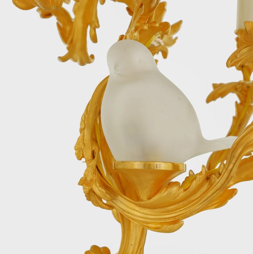 Gilt Pair of 24-Karat Gold Plated Brass  Sconcess For Sale