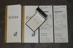 PAIR OF 2.41CT GIA DIAMOND CERTIFICATED & STAMPED HEART SHAPED STUD EARRiNGS